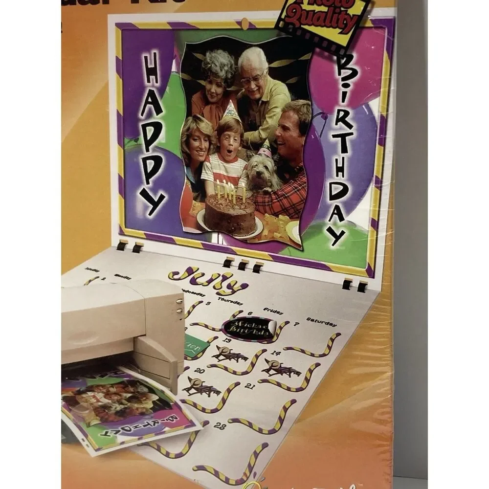 Invent It! Photo Calendar Kit - 15 Double Sided Sheets - New!